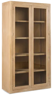 Blyth Light Tone 2-door Bookcase