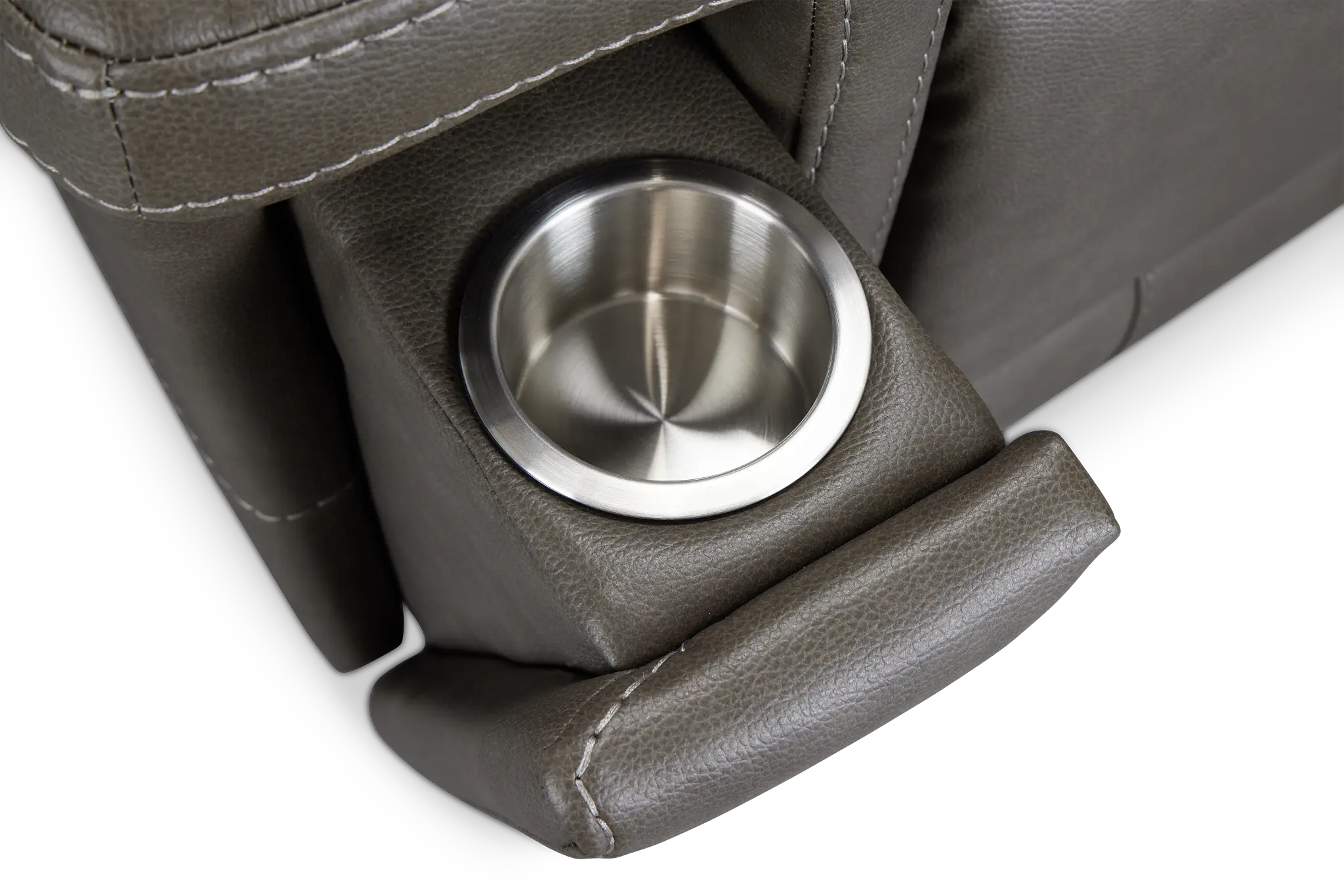 Jayden Gray Micro Power Reclining Console Loveseat Jayden Gray Micro Power Reclining Console Loveseat