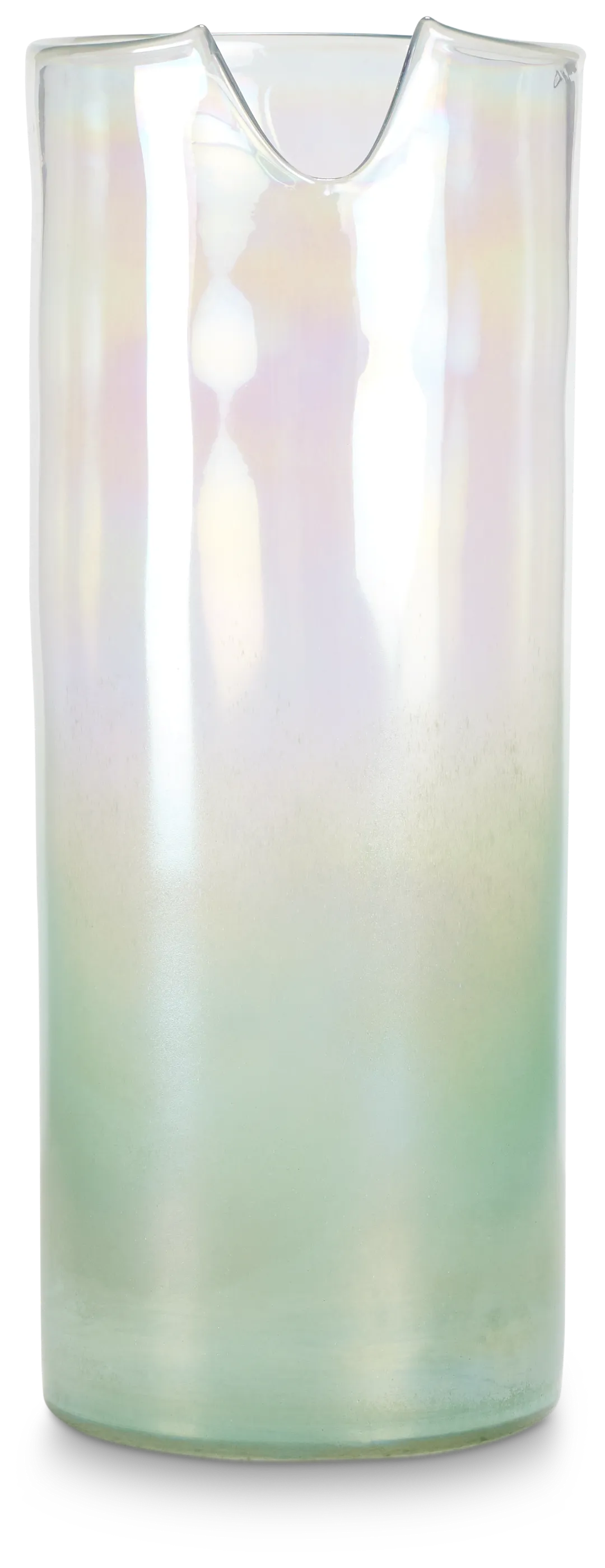 Cyra Teal Large Vase