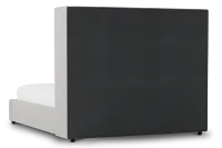 Captiva Maguire Gray 60" Upholstered Shelter Bed