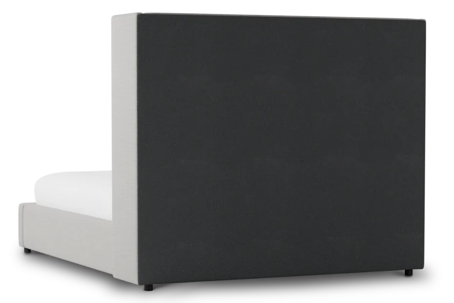 Captiva Maguire Gray 60" Upholstered Shelter Bed