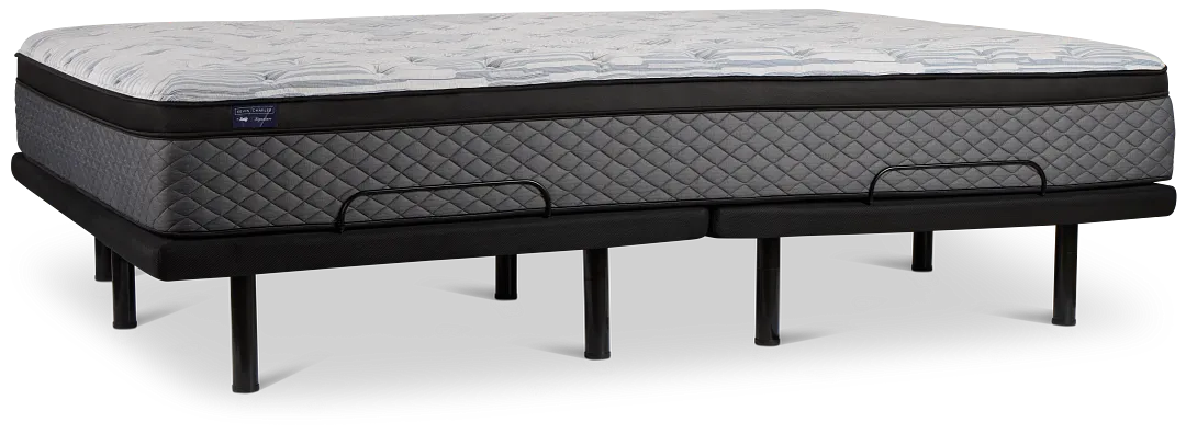 Kevin Charles By Sealy Signature Plush Plus Adjustable Mattress Set