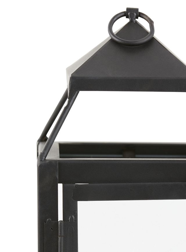 El Paso Black Small Lantern