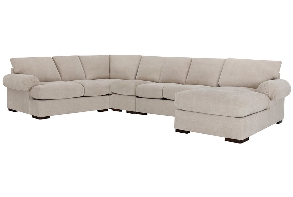 Belair Light Taupe Fabric Large Right Chaise Sectional Living Room Sectionals City Furniture Give your home a shot of style with our living room furniture. city furniture