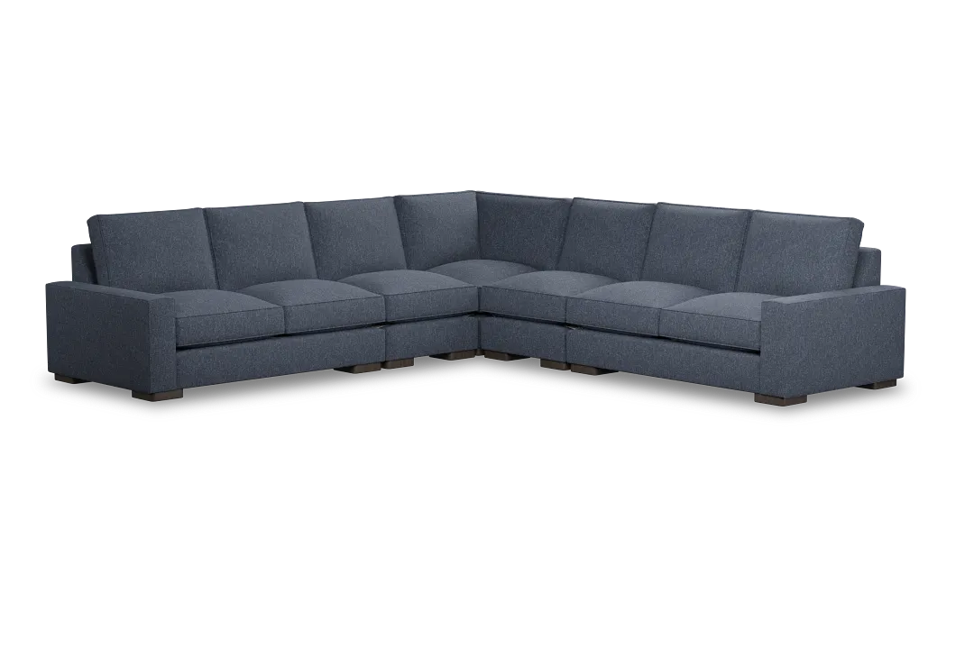 Edgewater Maguire Blue Large Two-arm Sectional