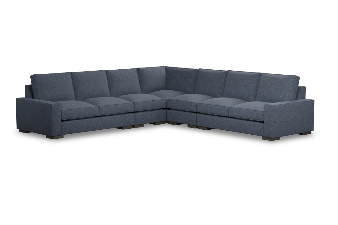 Edgewater Maguire Blue Large Two-arm Sectional Edgewater Maguire Blue Large Two-arm Sectional