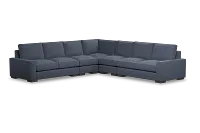 Edgewater Maguire Blue Large Two-arm Sectional