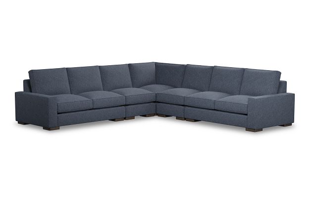 Edgewater Maguire Blue Large Two-arm Sectional