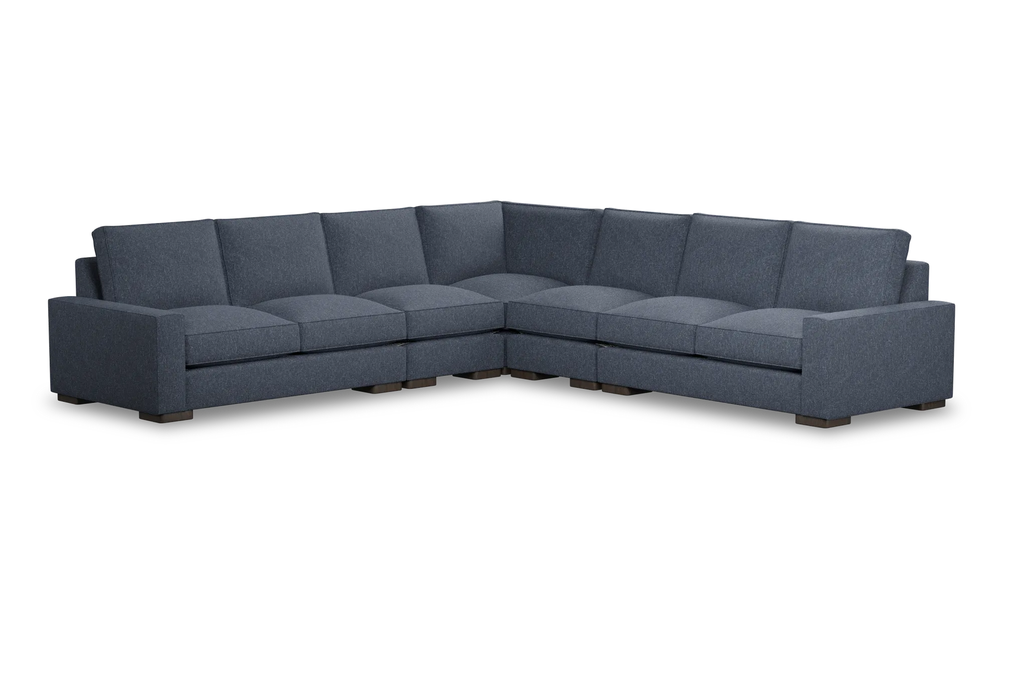 Edgewater Maguire Blue Large Two-arm Sectional