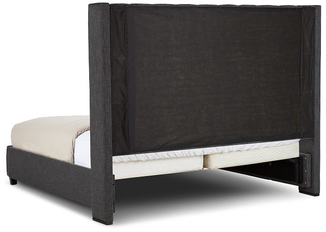 Chatham Dark Gray High Platform Storage Bed