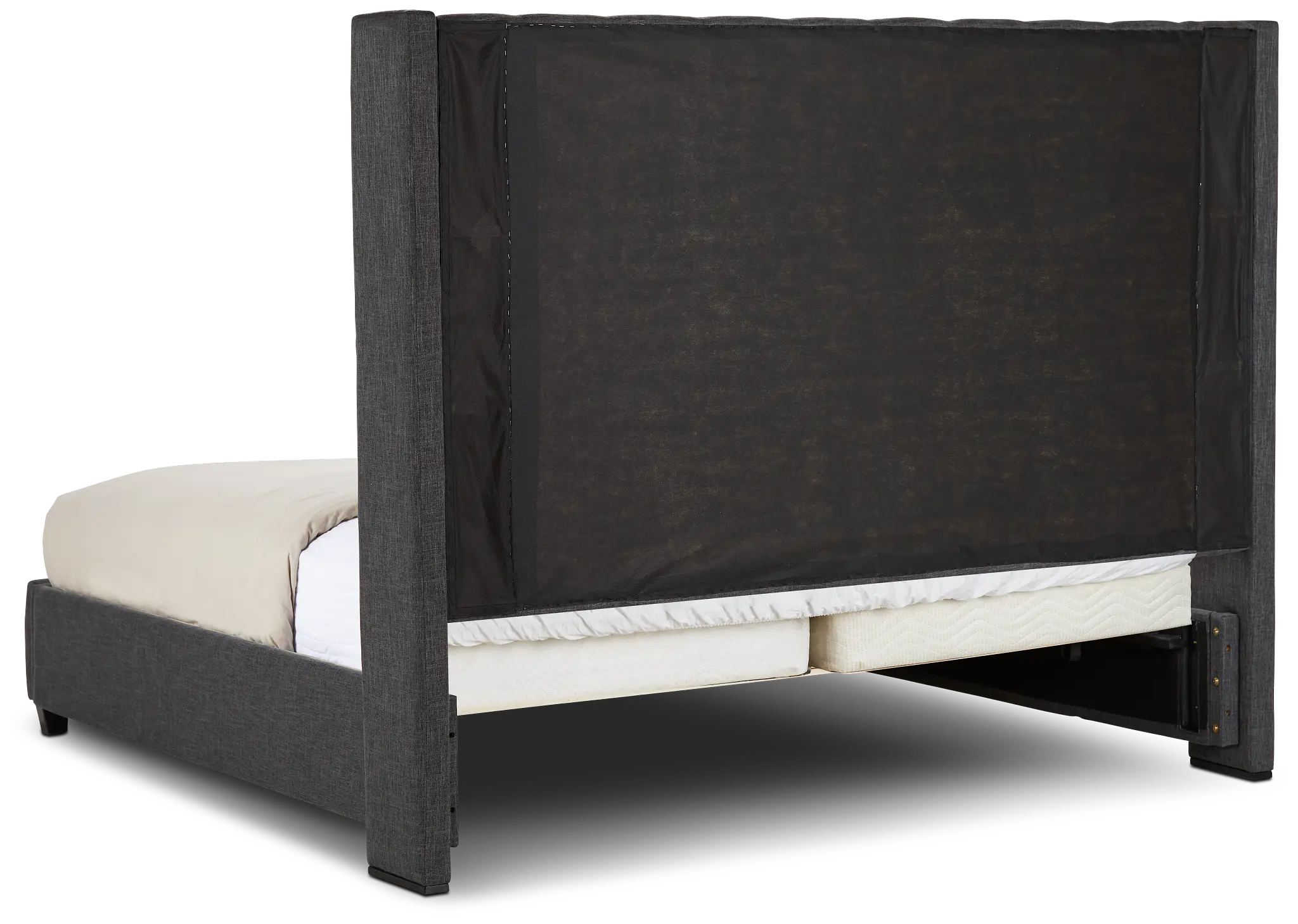 Chatham Dark Gray High Platform Storage Bed Chatham Dark Gray High Platform Storage Bed