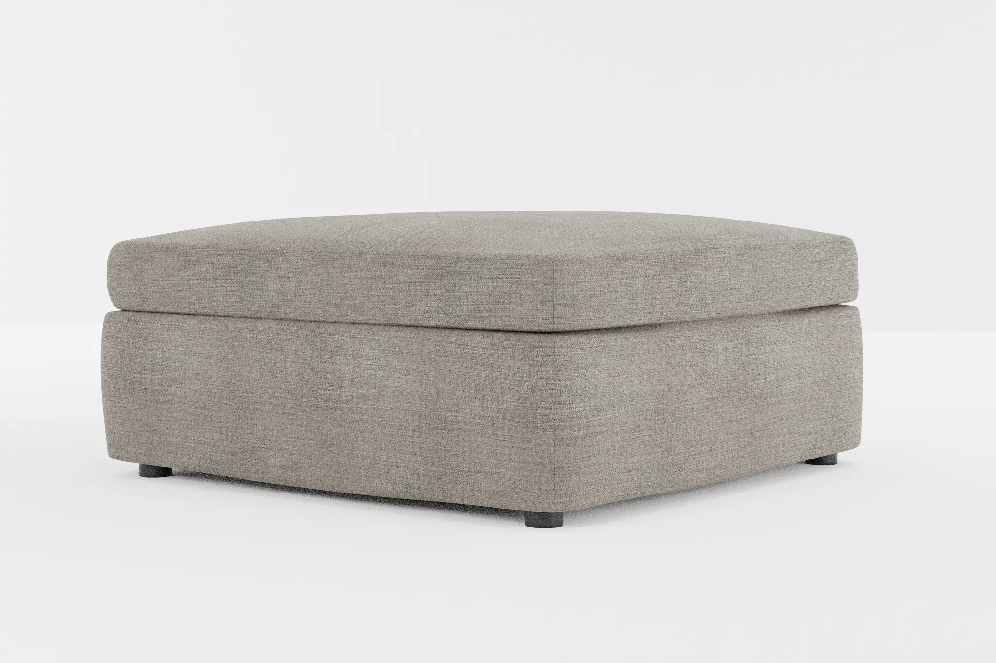 Destin Victory Gray Fabric Cocktail Ottoman Destin Victory Gray Fabric Cocktail Ottoman