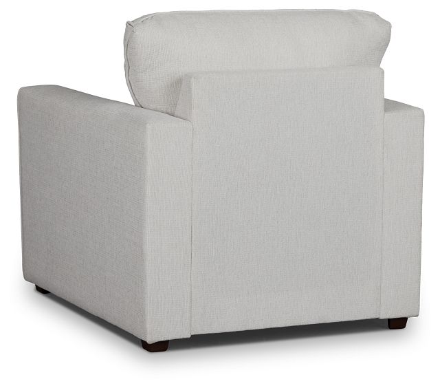 Avalon White Fabric Chair