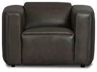 Jace Dark Gray Lthr/vinyl Power Recliner