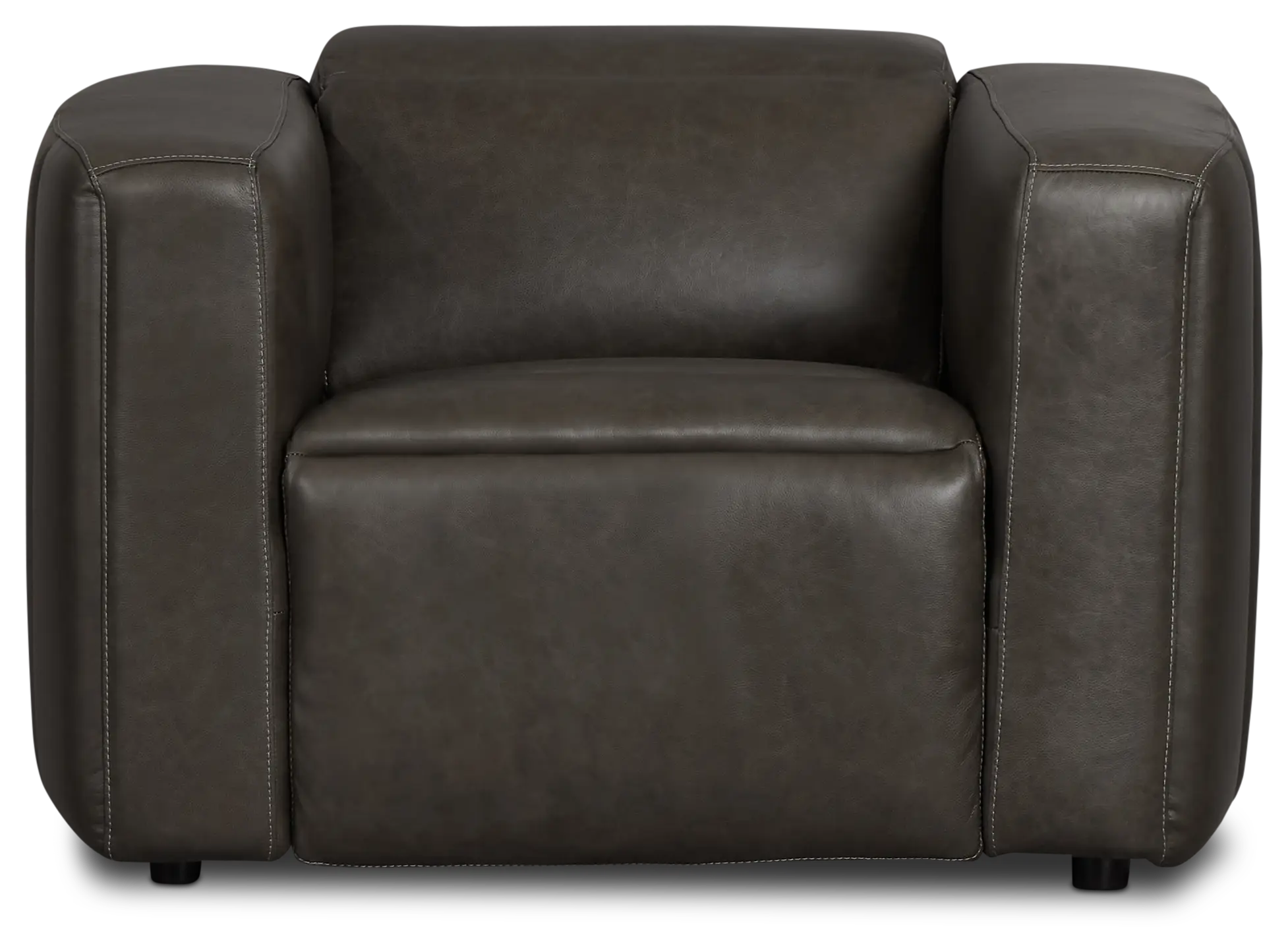 Jace Dark Gray Lthr/vinyl Power Recliner Jace Dark Gray Lthr/vinyl Power Recliner