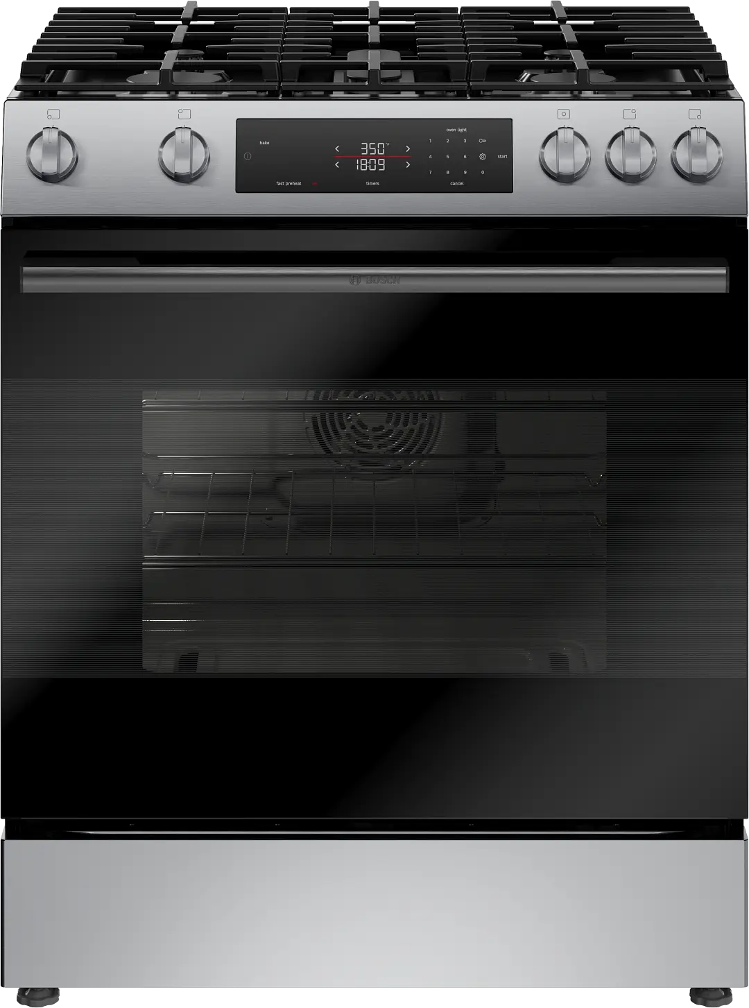Bosch 100 Series Black Gas Range Bosch 100 Series Black Gas Range