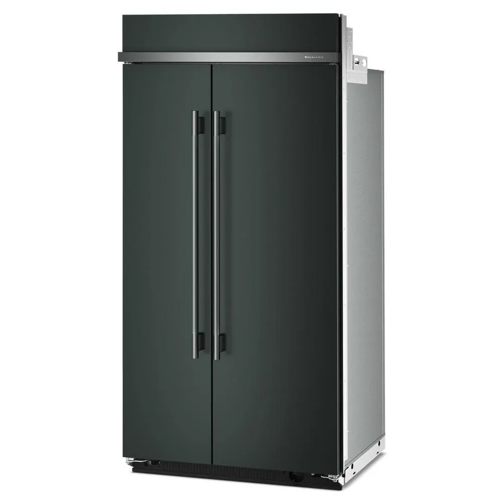 Kitchenaid 742 Series Green 42" Built In Side By Side Refrigerator