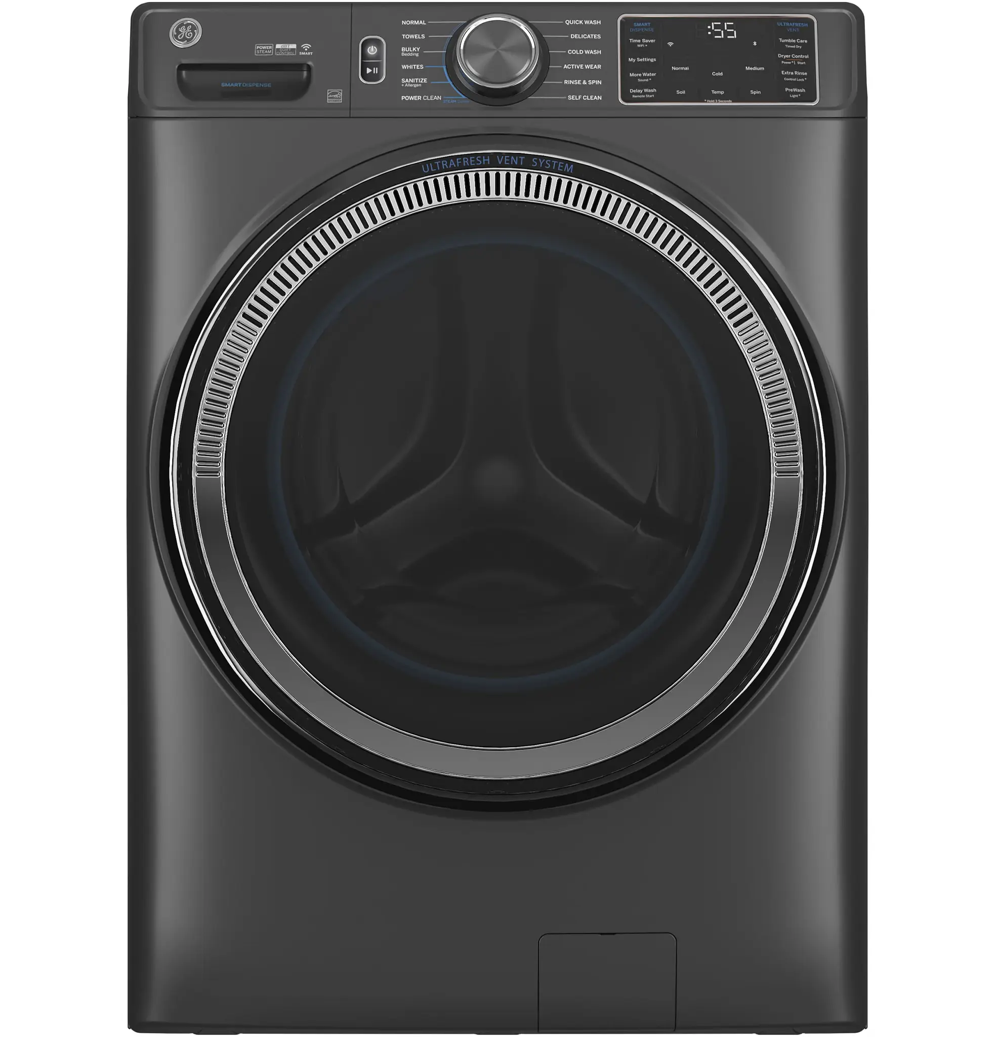 Ge 655 Series Dark Gray Front Load Washer Ge 655 Series Dark Gray Front Load Washer