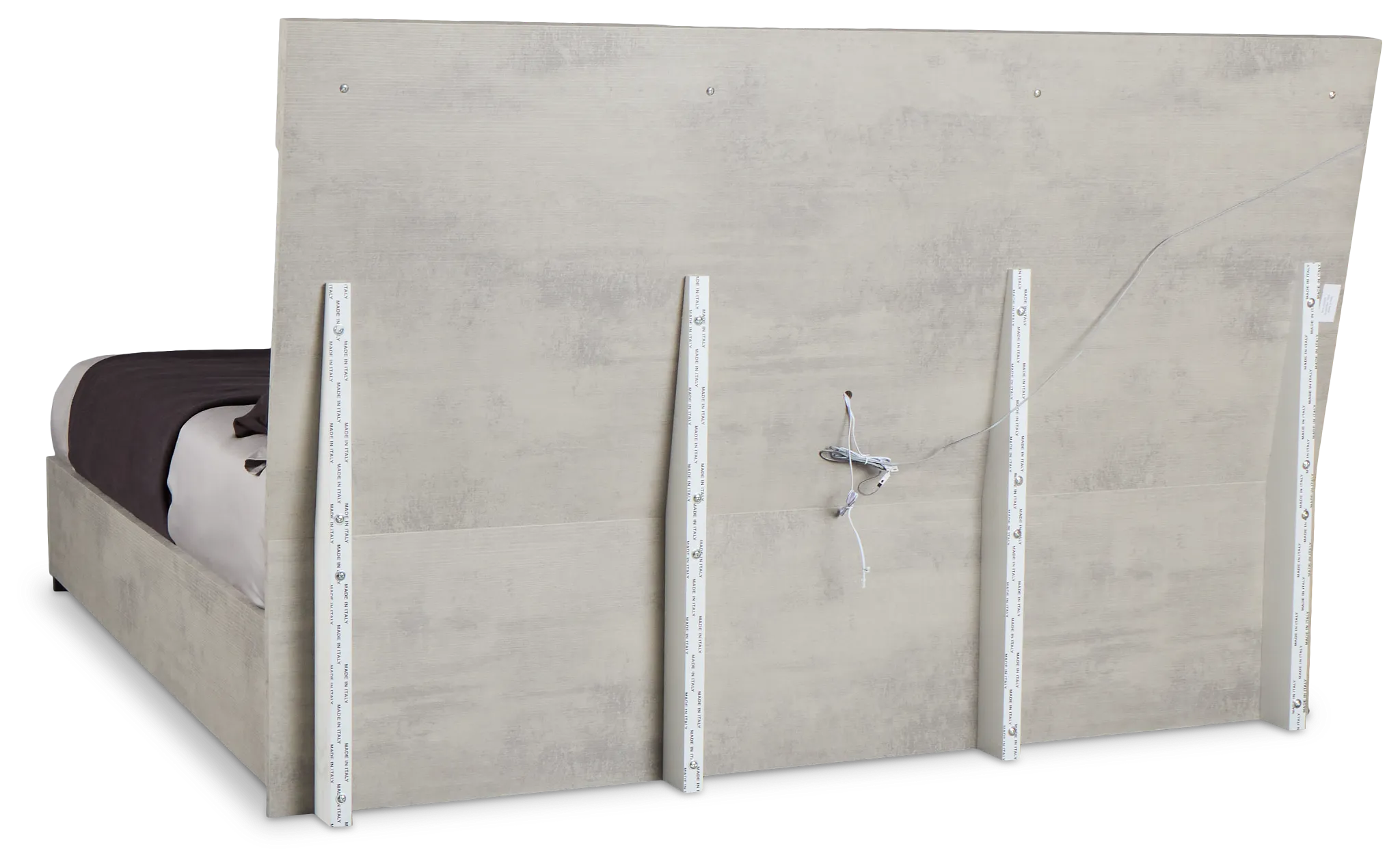 Pomona Gray Panel Bed