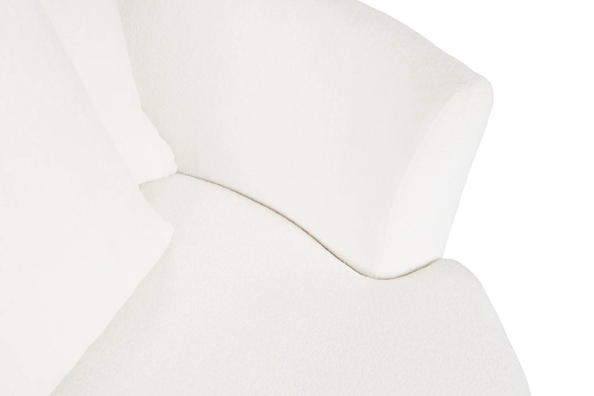 Everly White Fabric Swivel Chair Everly White Fabric Swivel Chair