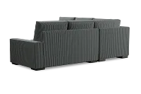 Edgewater Lucy Navy Small Two-arm Sectional