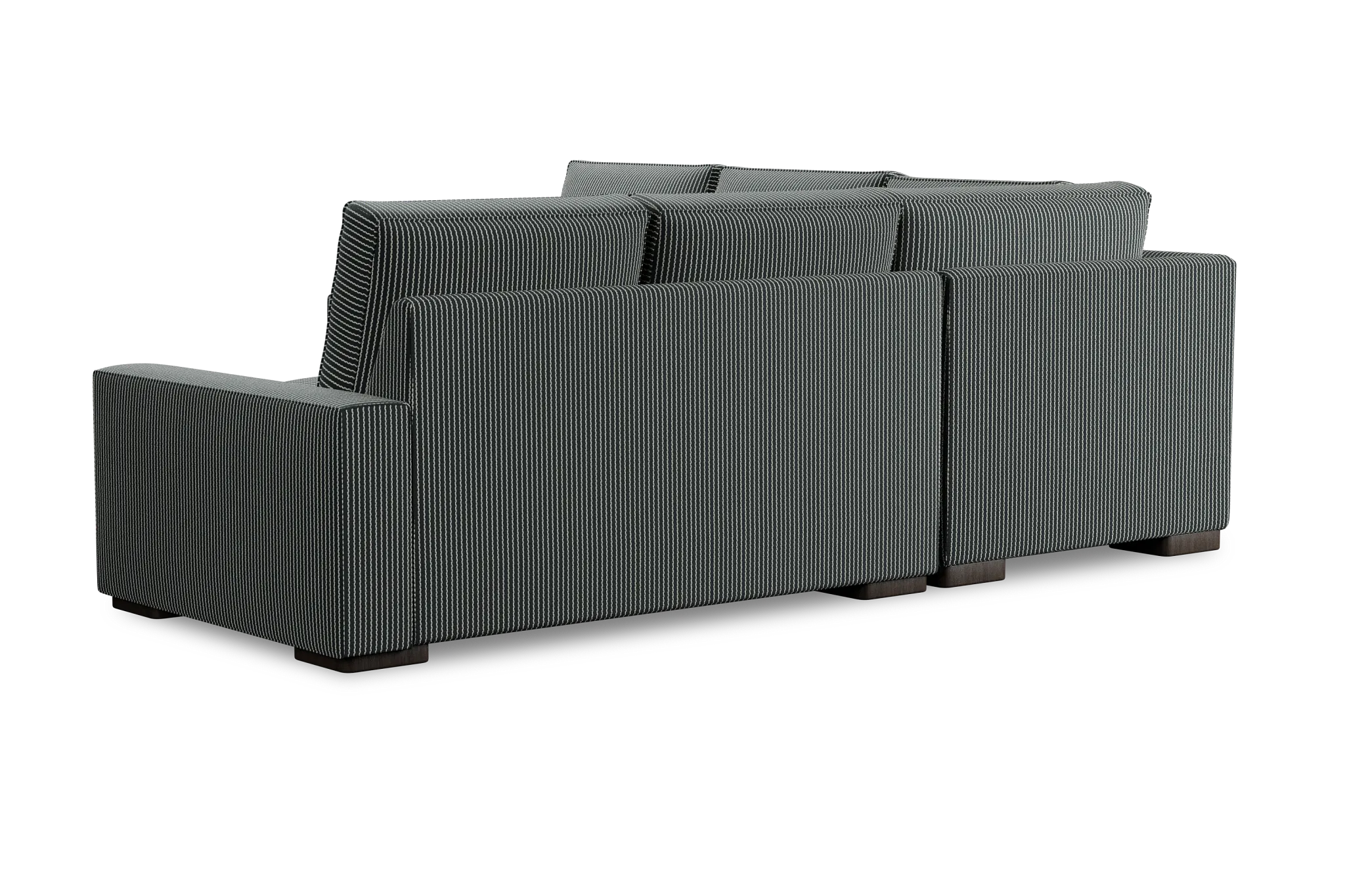 Edgewater Lucy Navy Small Two-arm Sectional