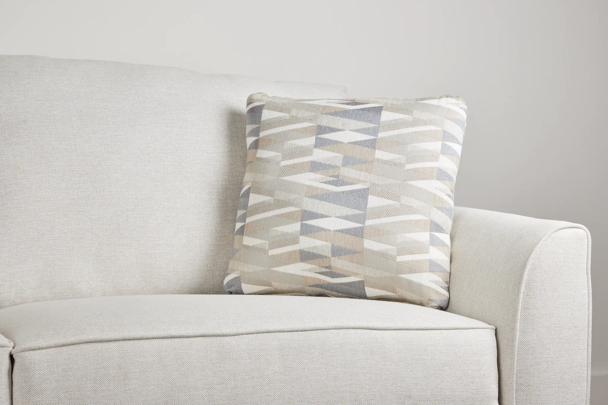 Derailed Light Beige 18" Accent Pillow Derailed Light Beige 18" Accent Pillow