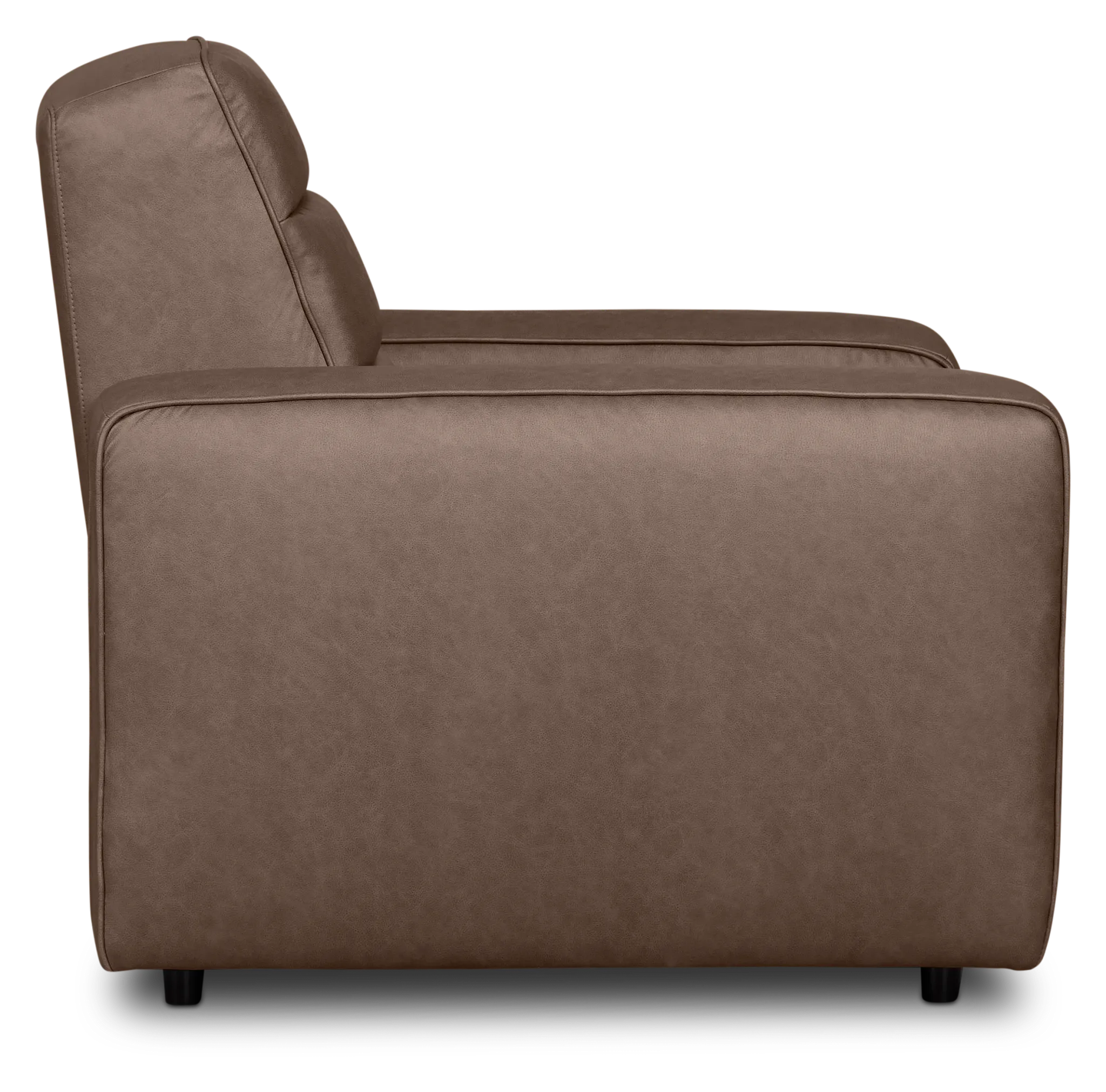 Sawyer Dark Brown Micro Power Recliner