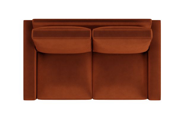 Edgewater Joya Orange Loveseat