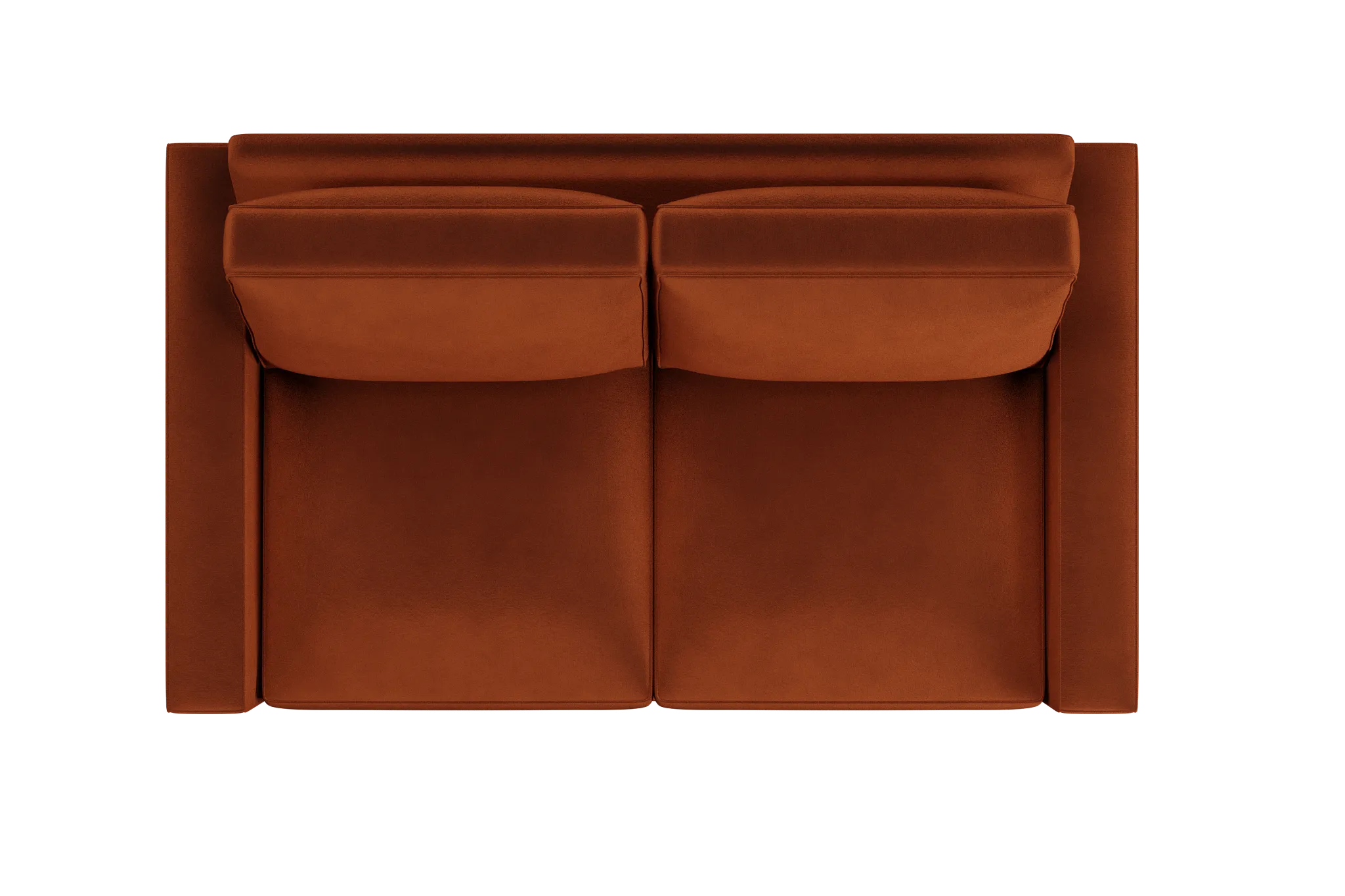 Edgewater Joya Orange Loveseat