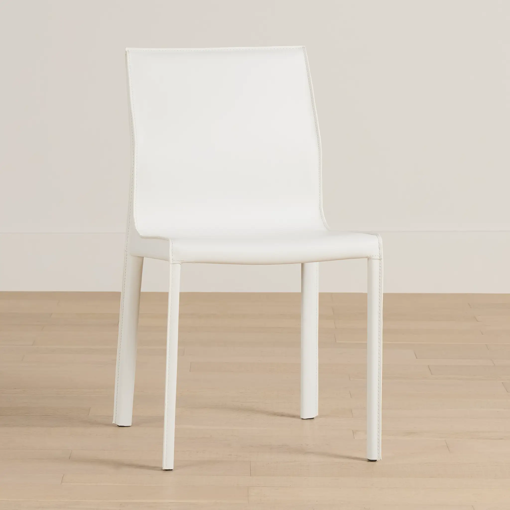 Lugo White Upholstered Side Chair Lugo White Upholstered Side Chair
