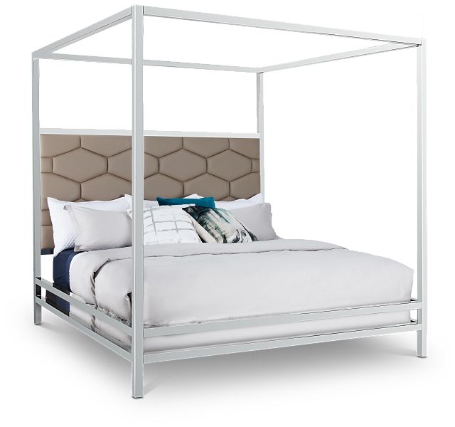 Cortina Champagne Canopy Bed (1)