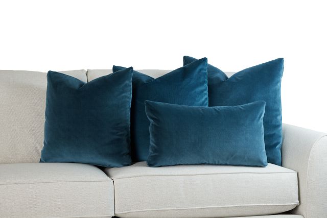 Lauran Dark Blue 24" Accent Pillow