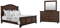 Savannah Dark Tone Panel Bedroom