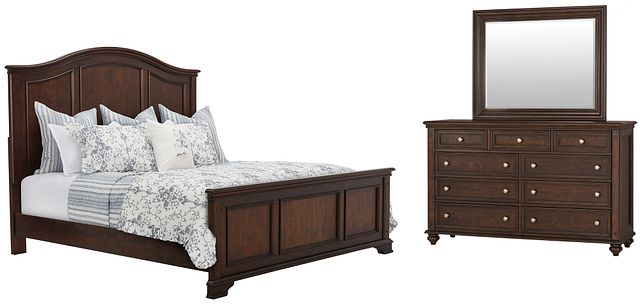 Savannah Dark Tone Panel Bedroom