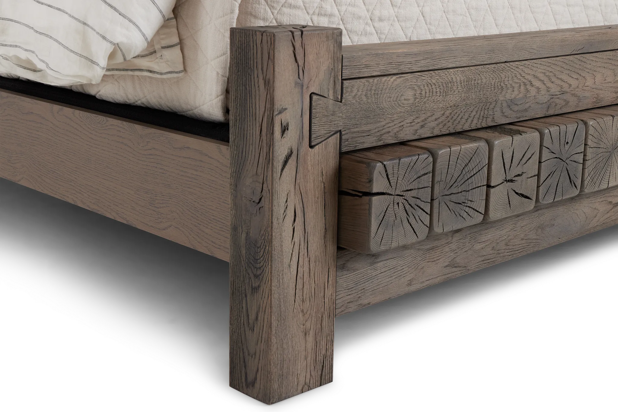 Salt Lake Gray Platform Bed