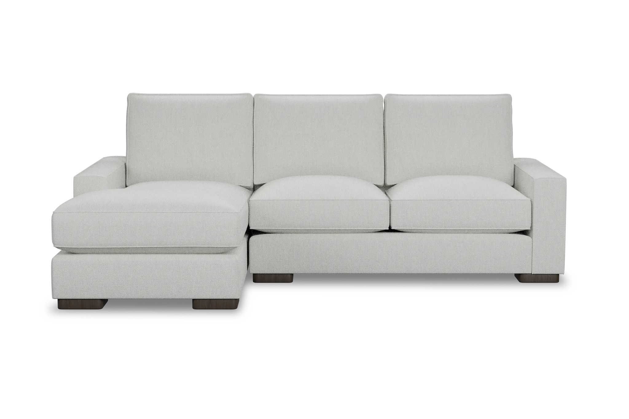 Edgewater Revenue White Left Chaise Sectional