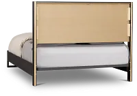 Perry Dark Tone Panel Bed