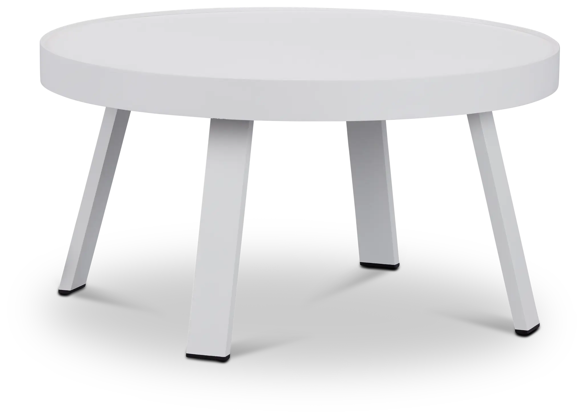 Tortuga White Large End Table Tortuga White Large End Table