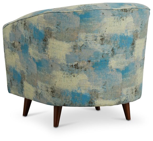 Antalya Teal Fabric Accent Chair
