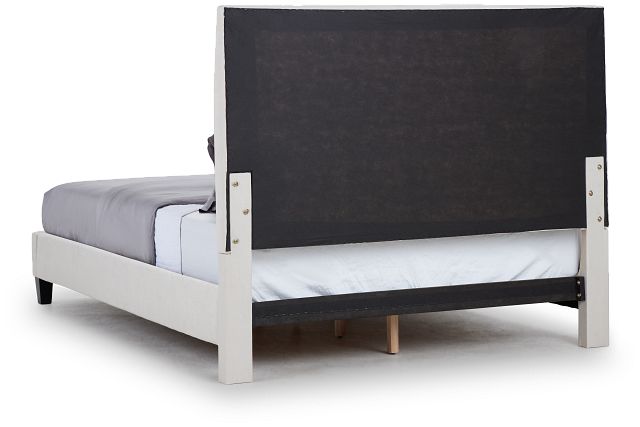 Lucy Taupe Uph Platform Bed | Bedroom - Beds | City Furniture