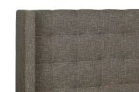 Chatham Gray Low Platform Storage Bed