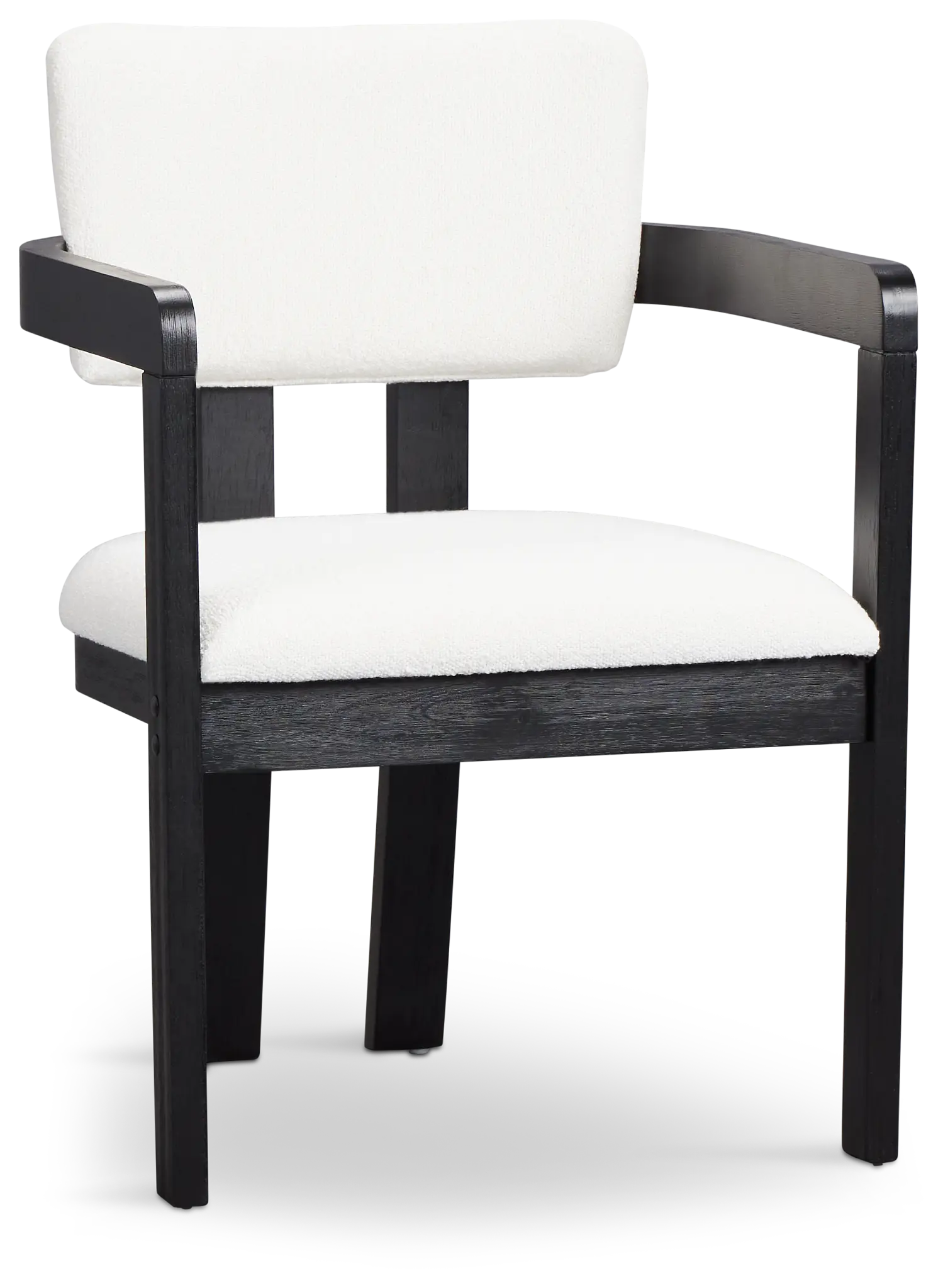 Alden Black Round Upholstered Arm Chair Alden Black Round Upholstered Arm Chair