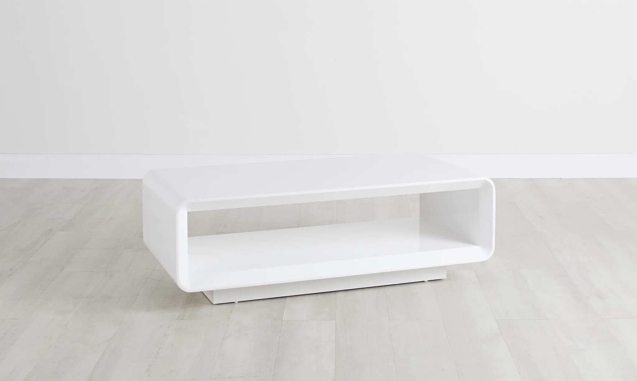 Zayden White Rectangular Coffee Table