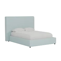 Grayton Elite Light Blue 54" Upholstered Platform Bed