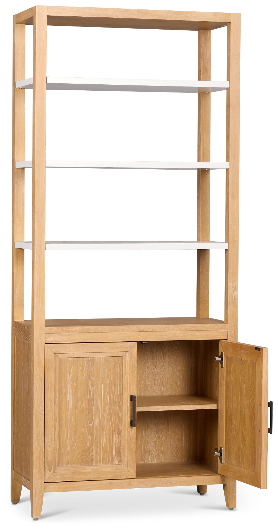Nantucket Two-tone Door Bookcase