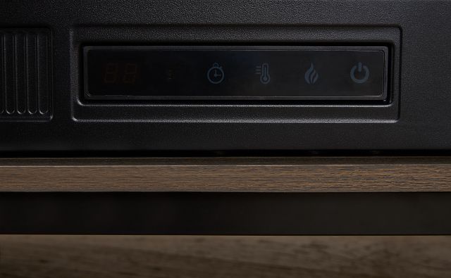 Brandon Mid Tone 60" Tv Stand With Fireplace Insert