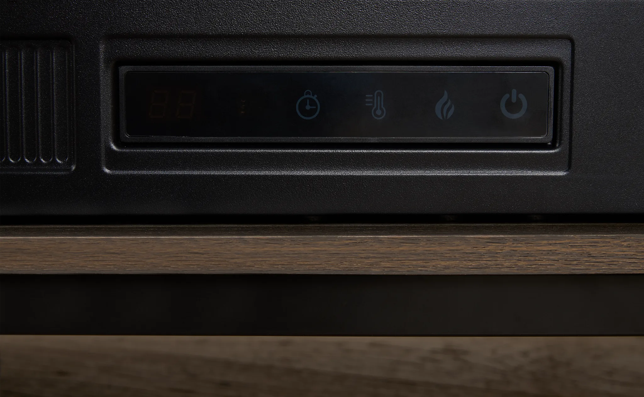 Brandon Mid Tone 60" Tv Stand With Fireplace Insert