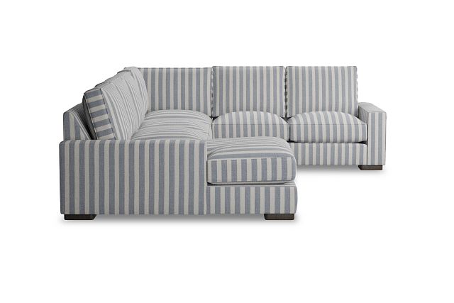 Edgewater Sea Lane Dark Blue Medium Left Chaise Sectional