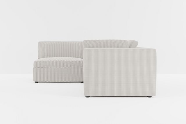 Destin Lucy Light Beige Fabric 4-piece Modular Sectional